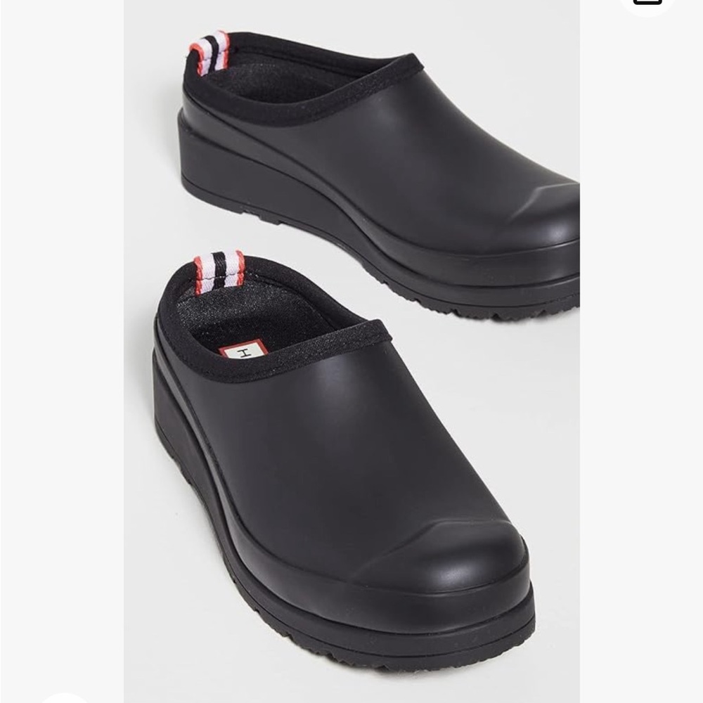 Hunter clogs new UK 7 black rain
